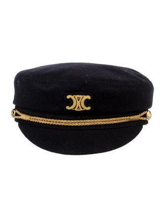 Celine Wool Triomphe Sailor Cap