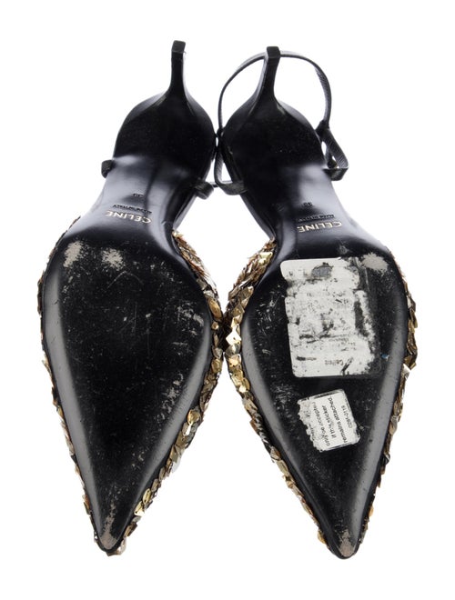 Celine Sequins Sequin Embellishments Mules