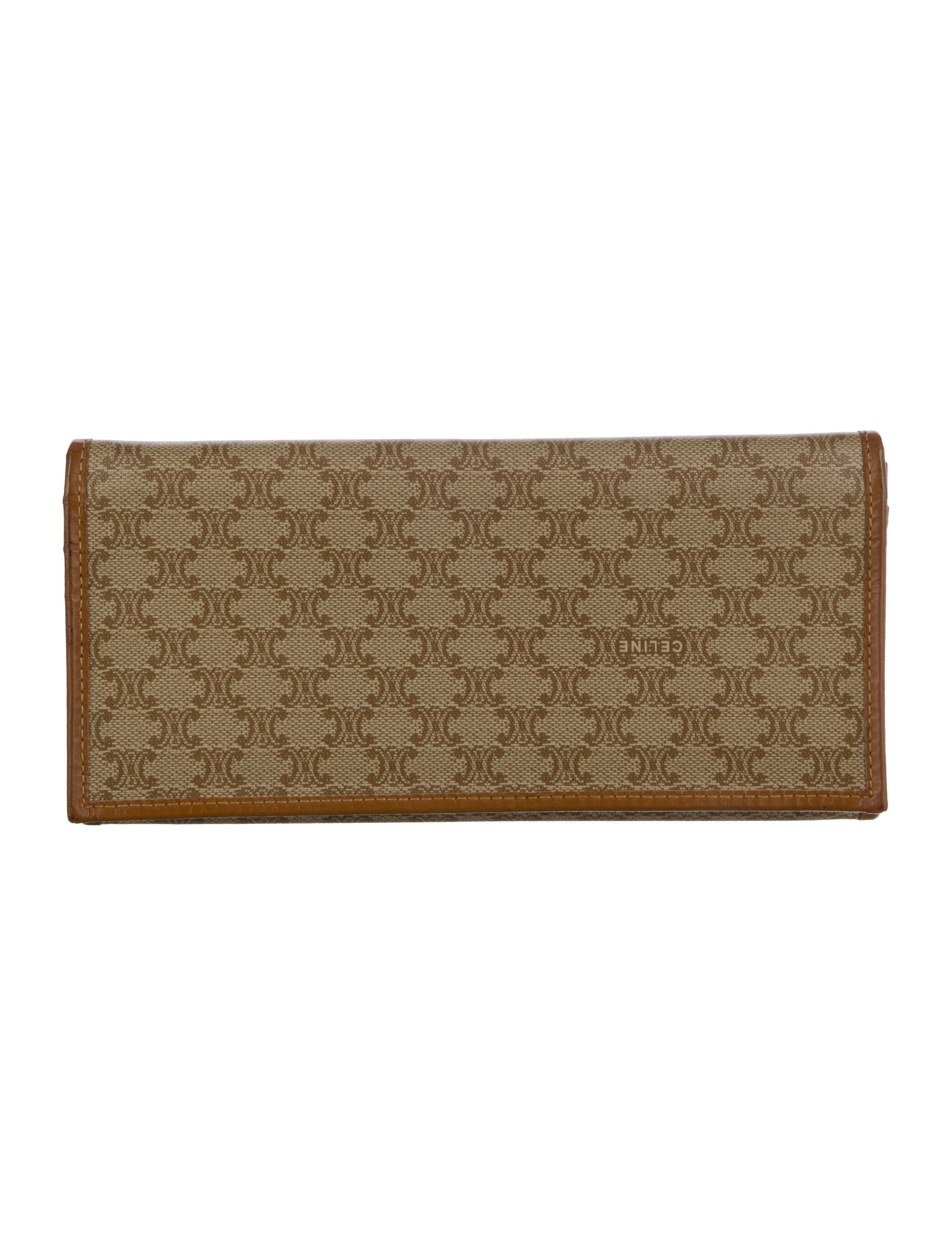 Celine Vintage Macadam Continental Wallet