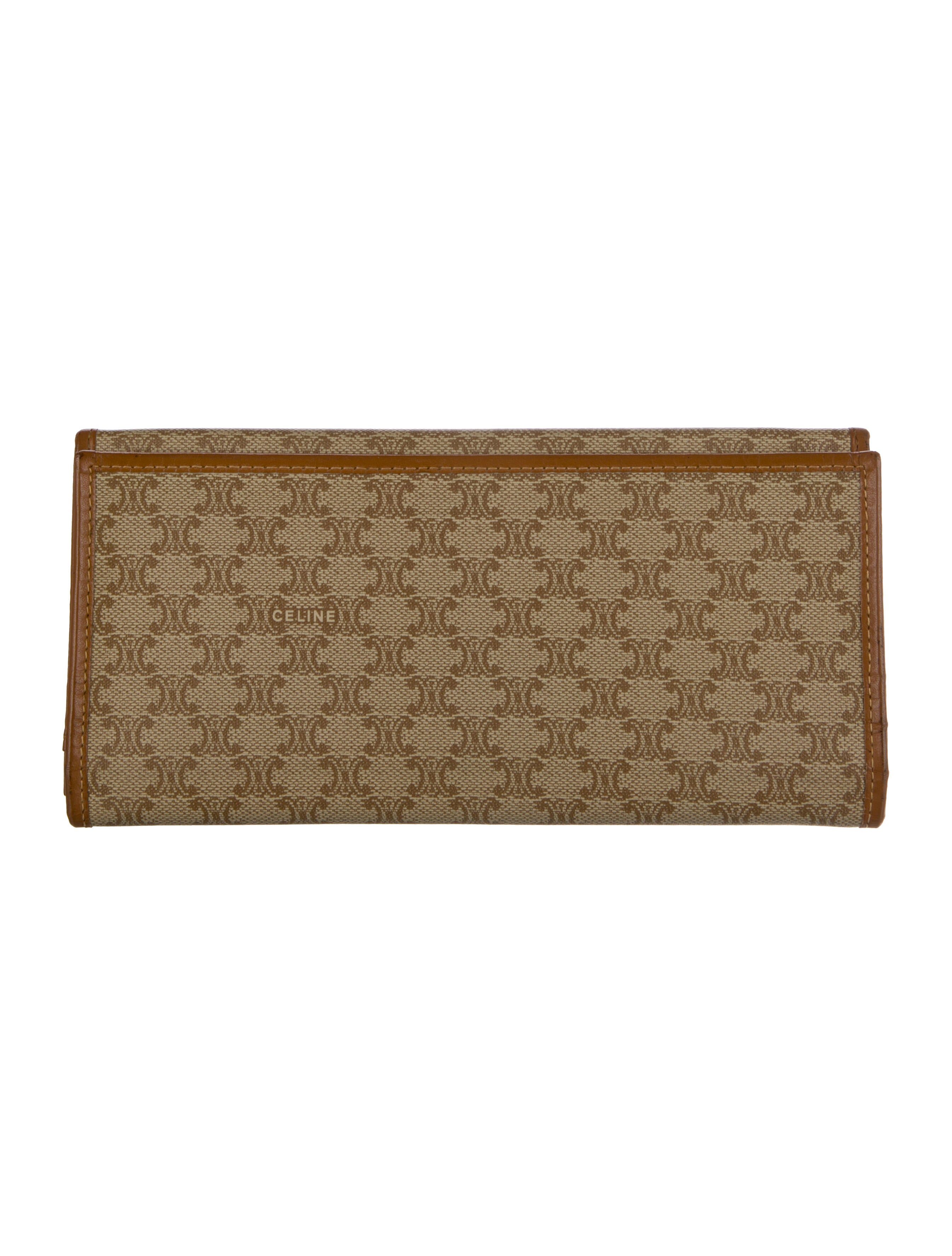 Celine Vintage Macadam Continental Wallet