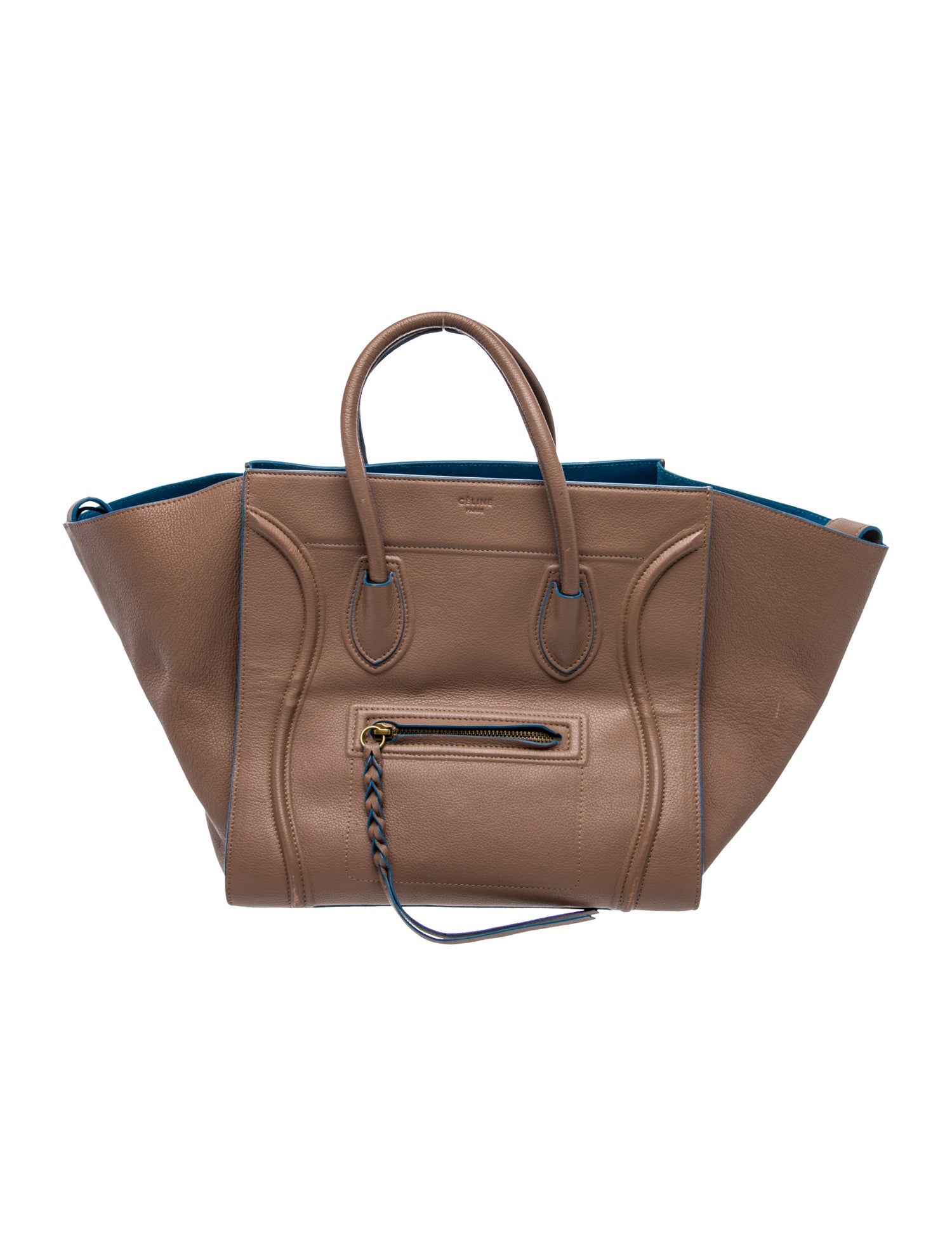 Celine Leather Luggage Phantom Medium