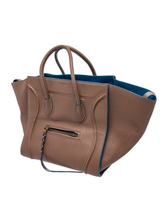 Celine Leather Luggage Phantom Medium