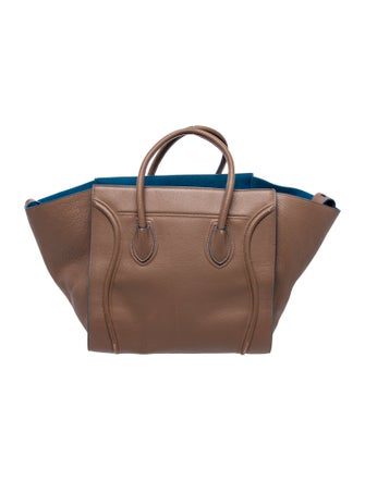 Celine Leather Luggage Phantom Medium