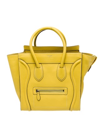Celine Leather Luggage Mini