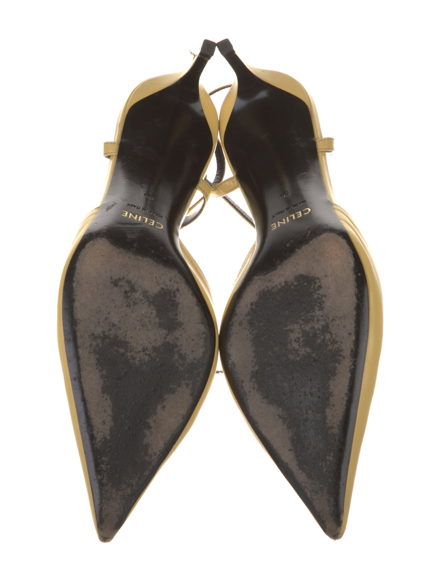 Celine Leather Slingback Pumps