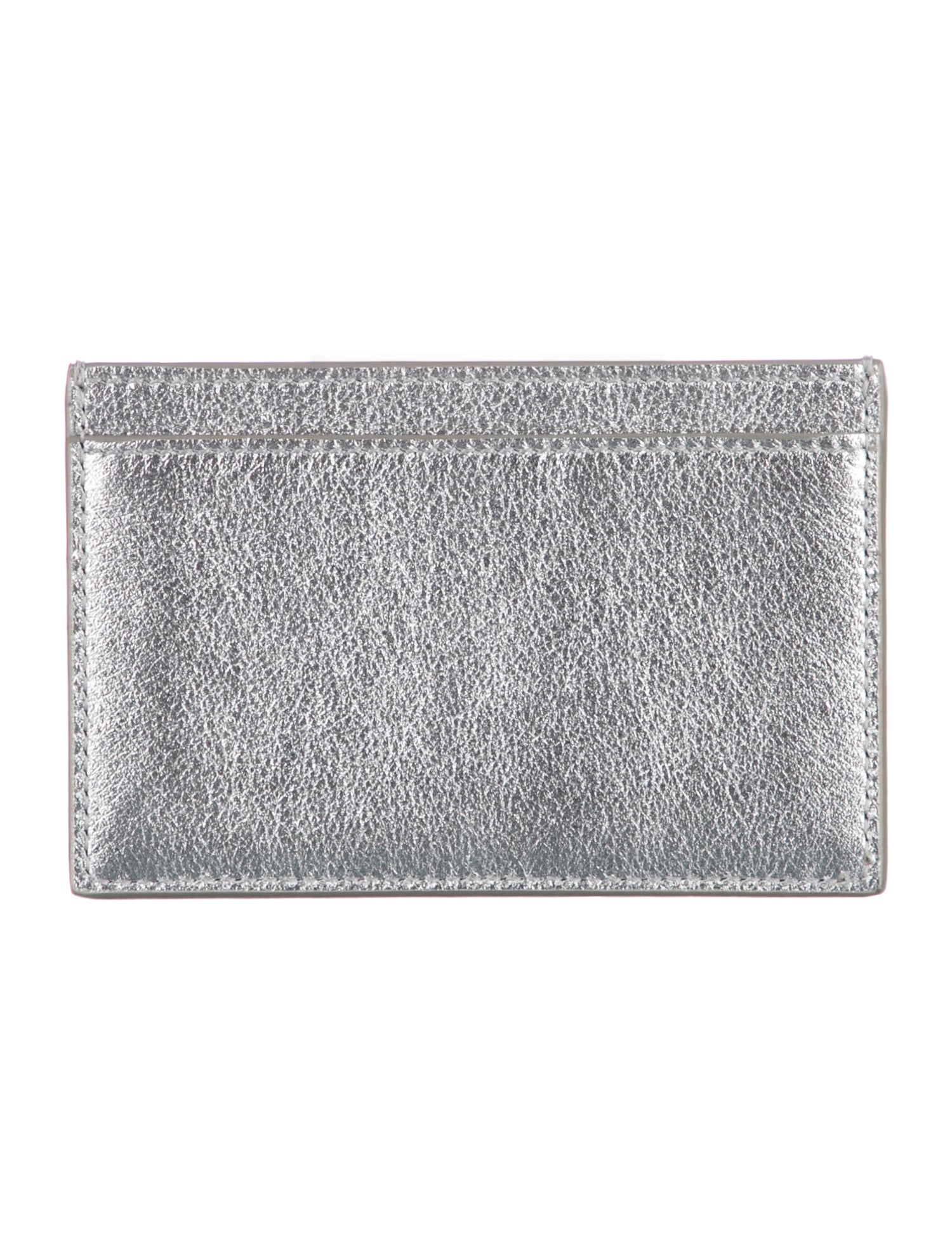 Celine Leather Graphic Print Card Holder