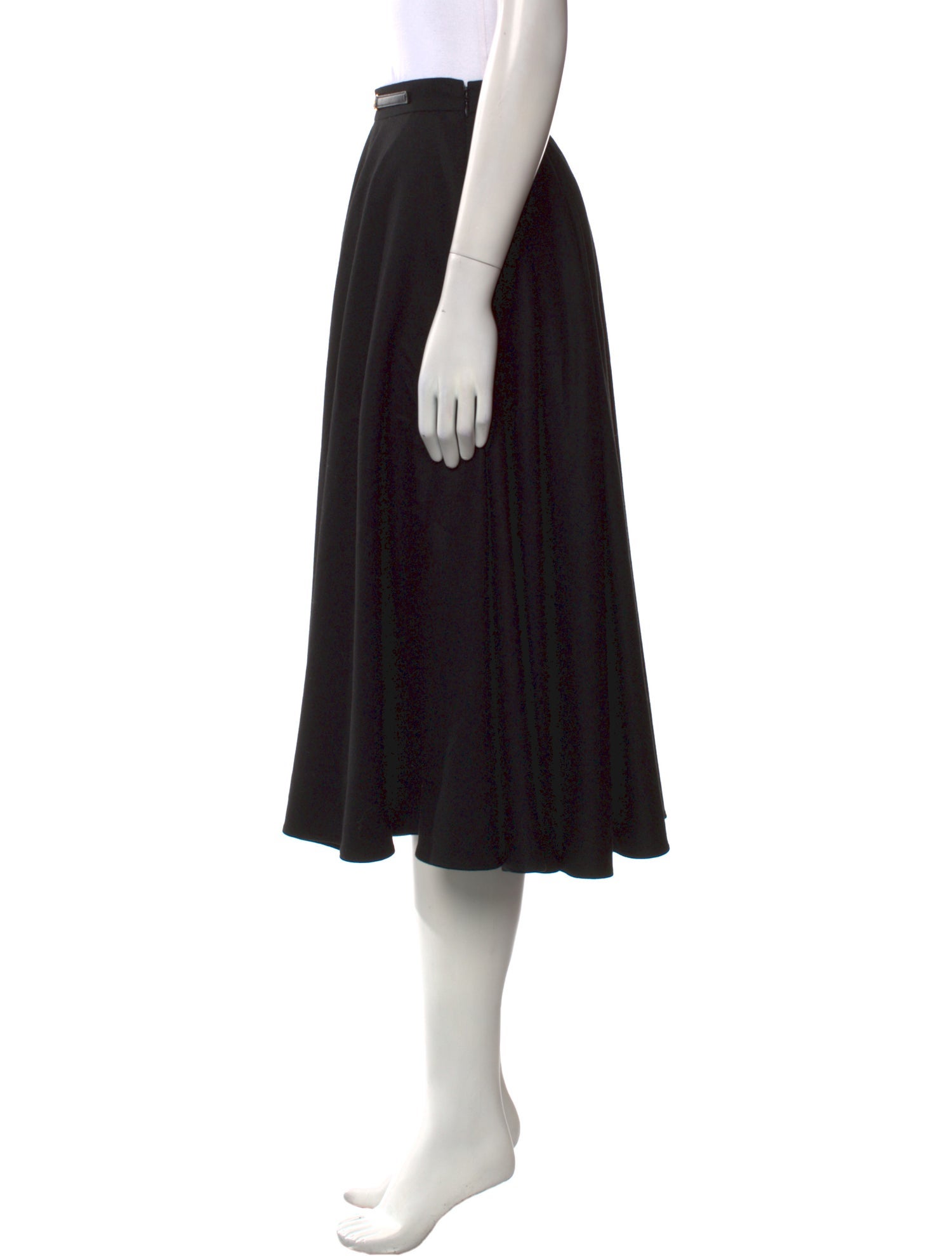 Celine Cashmere Midi Length Skirt