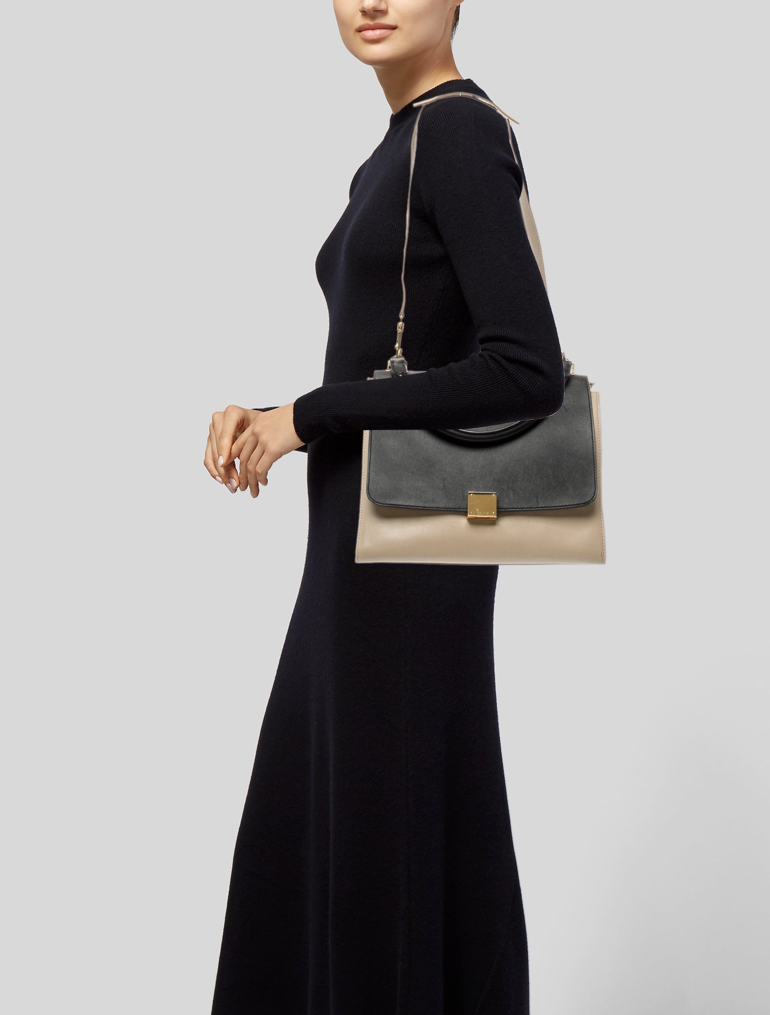 Celine Leather Trapeze Medium