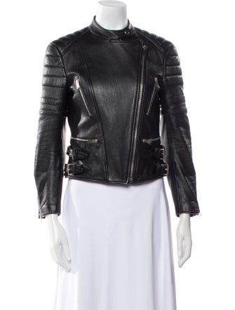 Celine Leather Biker Jacket