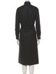Celine Wool Midi Length Dress