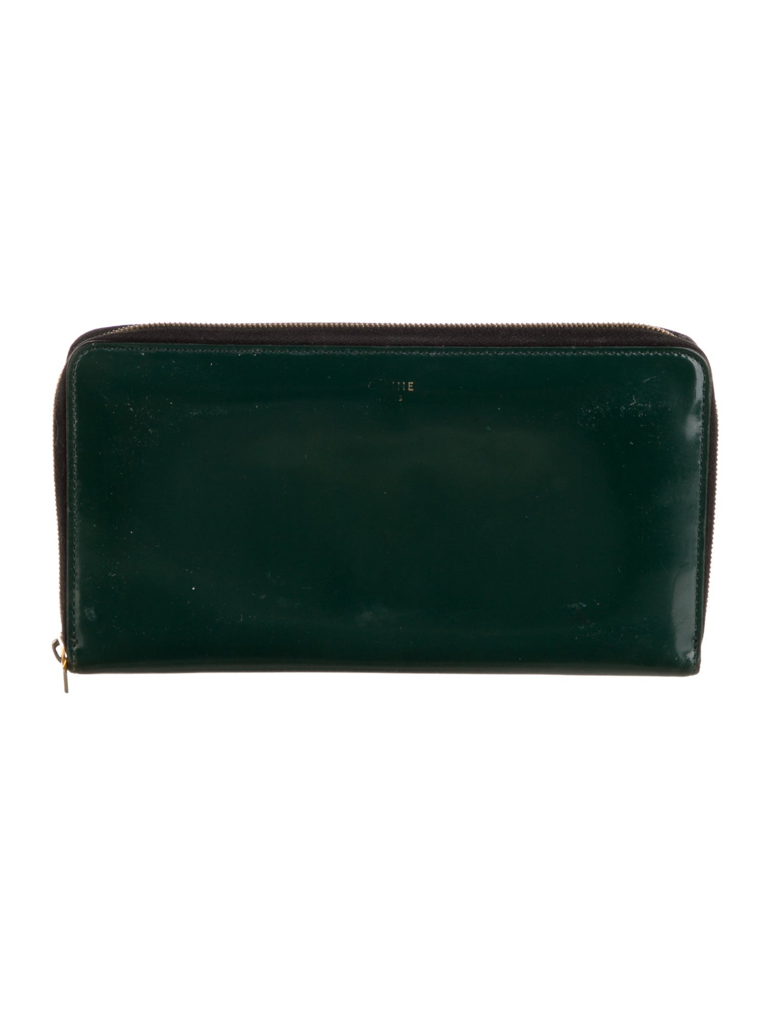 Celine 2015 Signature Logo Continental Wallet