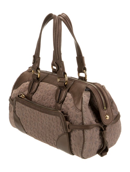 Celine Suede Suede Handle Bag Vintage