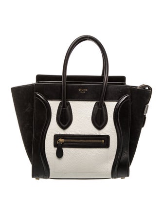 Celine Leather Luggage Micro