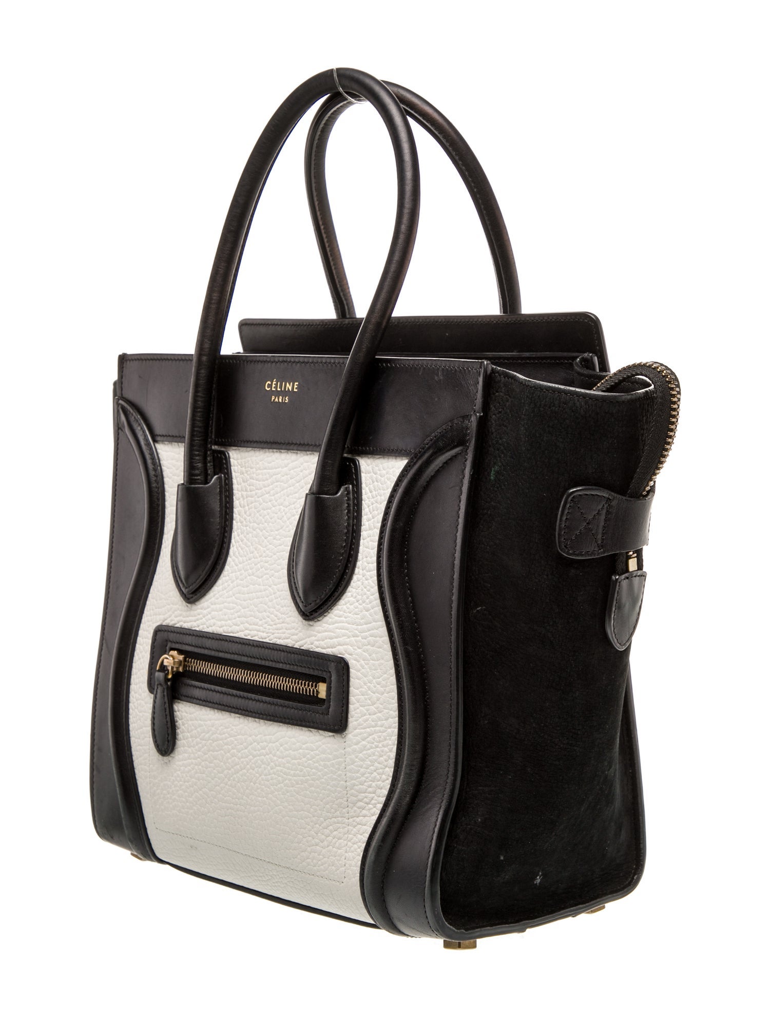 Celine Leather Luggage Micro
