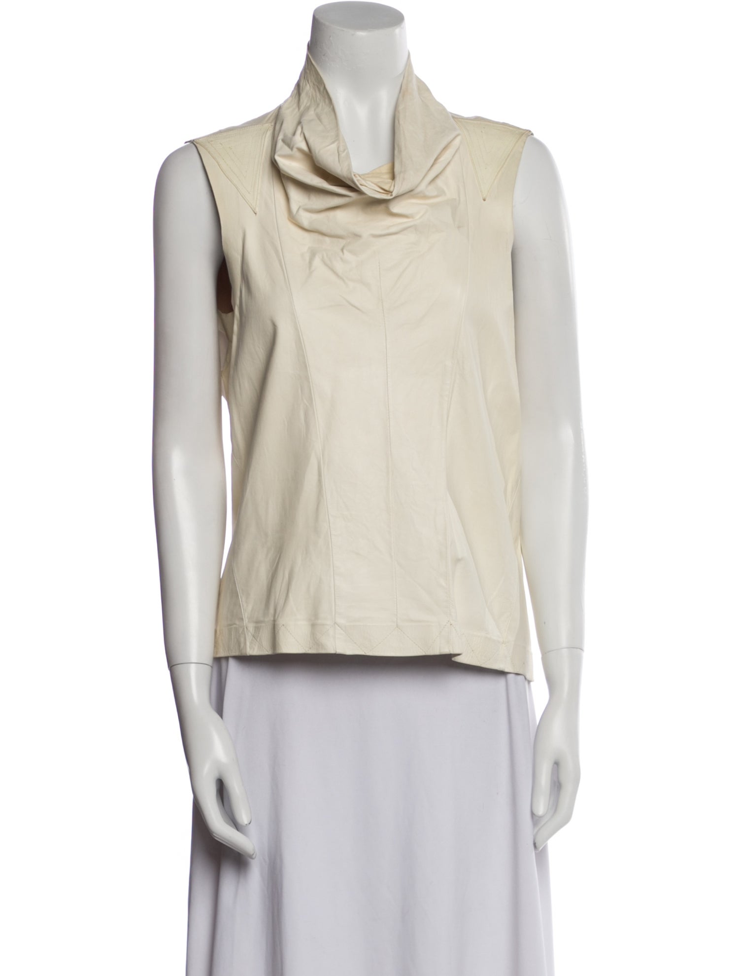 Celine Silk Cowl Neck Top