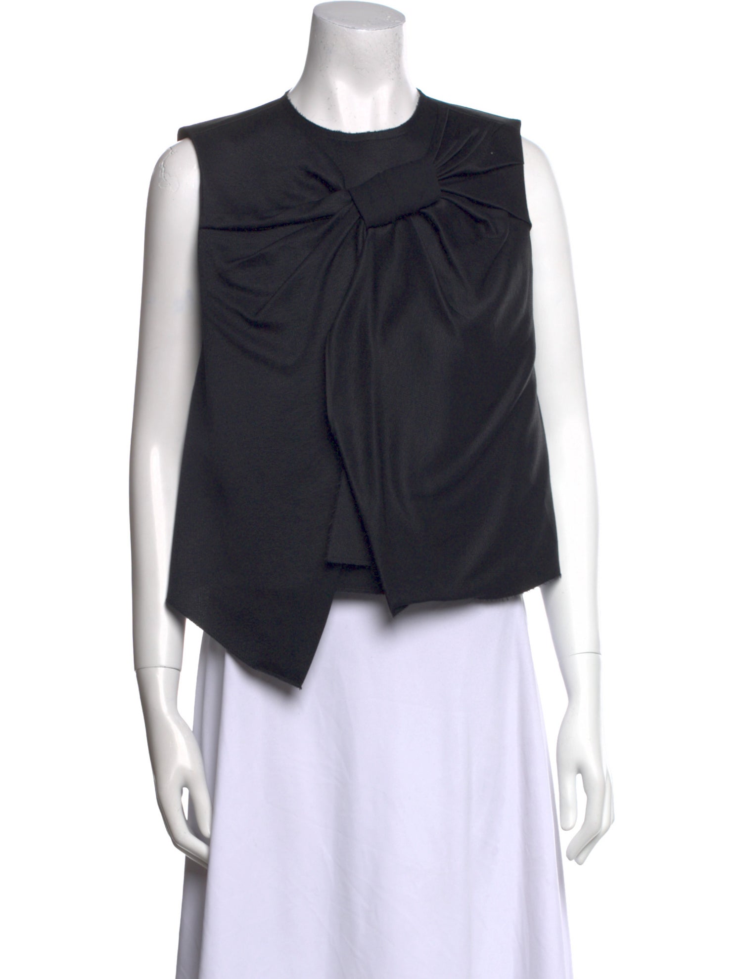 Celine 2013 Twist Knot Splice Crop Top