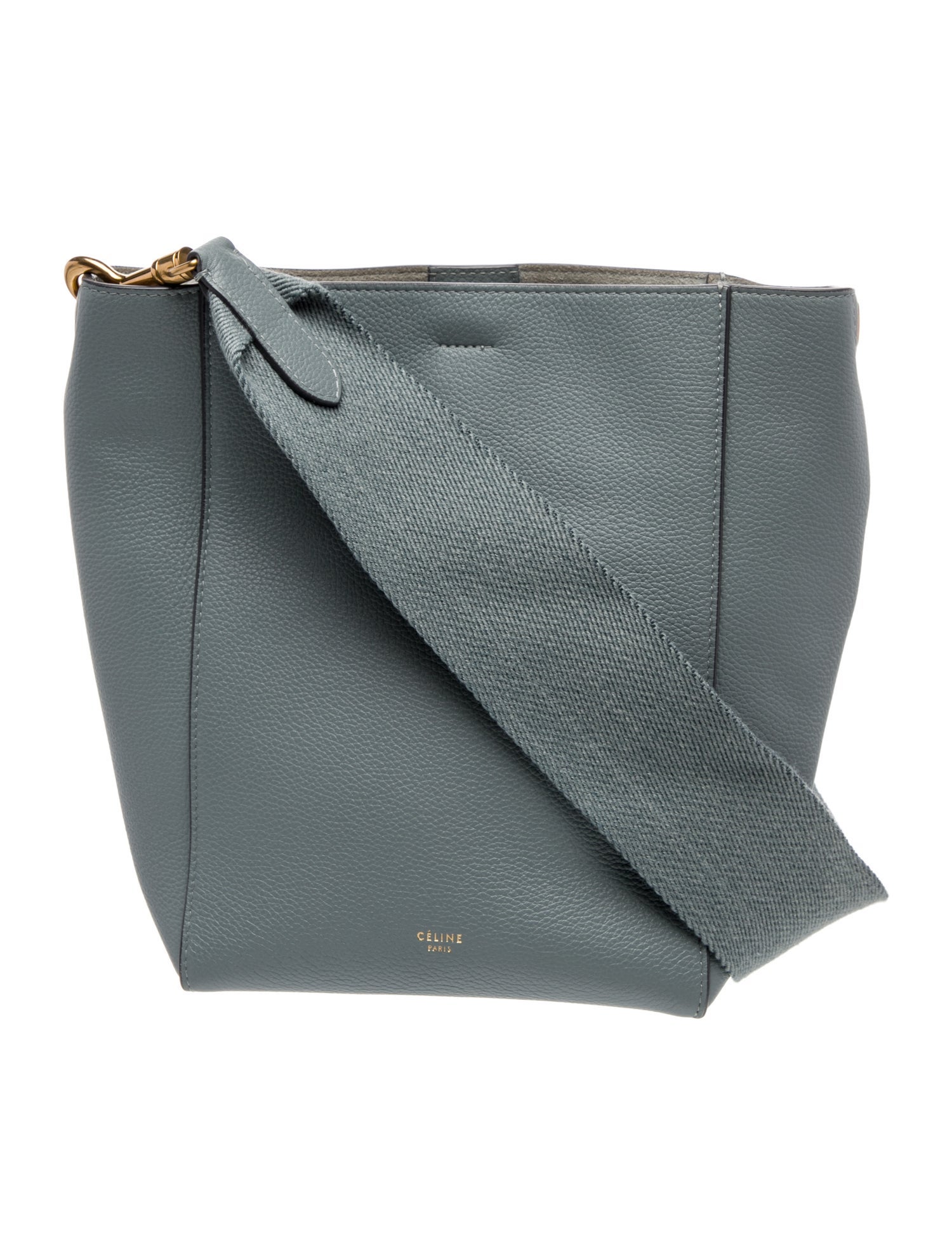 Celine Leather Seau Sangle