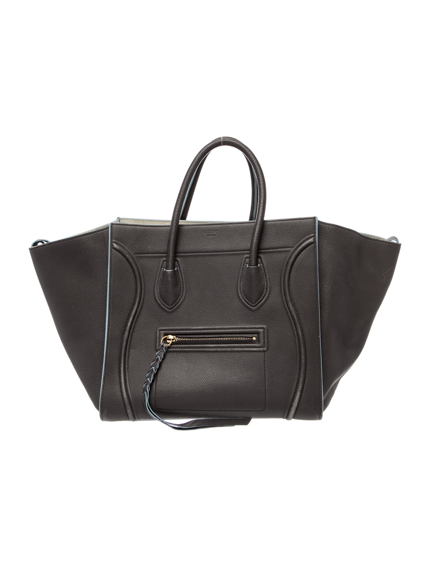 Celine Leather Luggage Phantom Medium