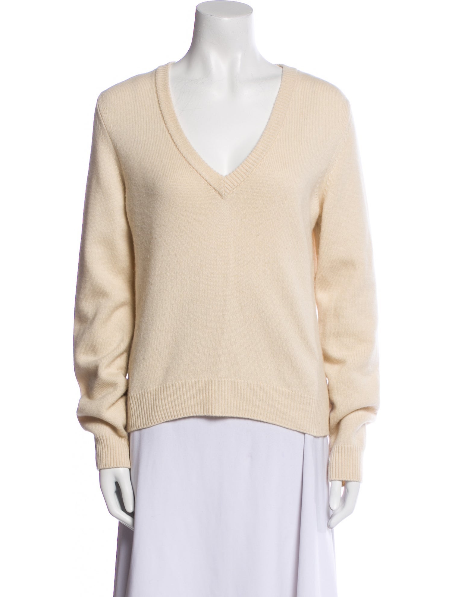 Celine Cashmere V-Neck Sweater