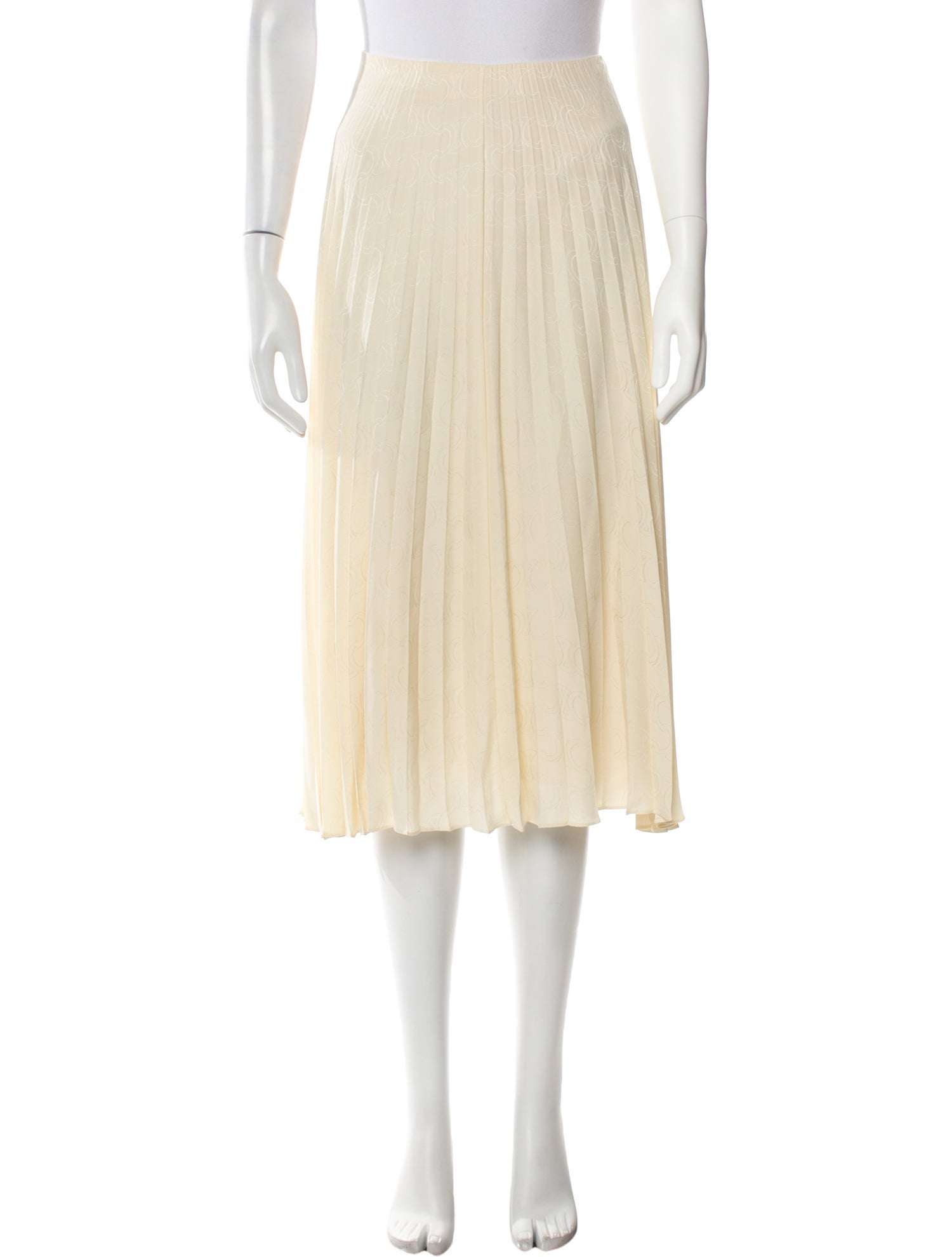 Celine Silk Midi Length Skirt