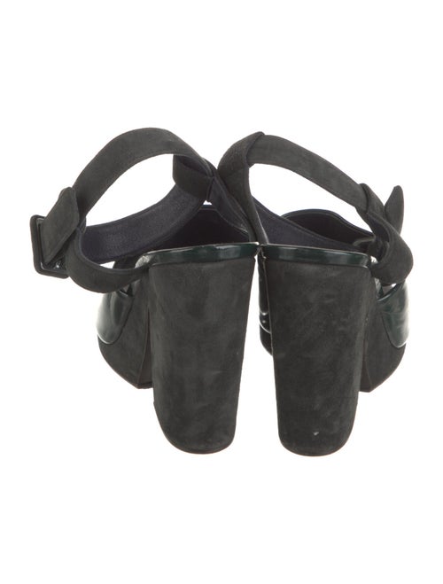 Celine Patent Leather Slingback Sandals