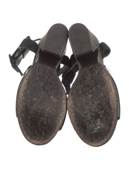 Celine Patent Leather Slingback Sandals