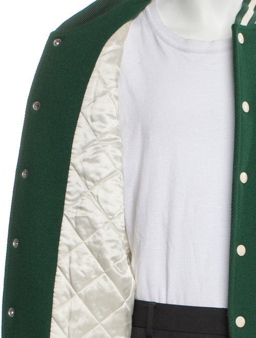 Celine Wool Striped Varsity Jacket