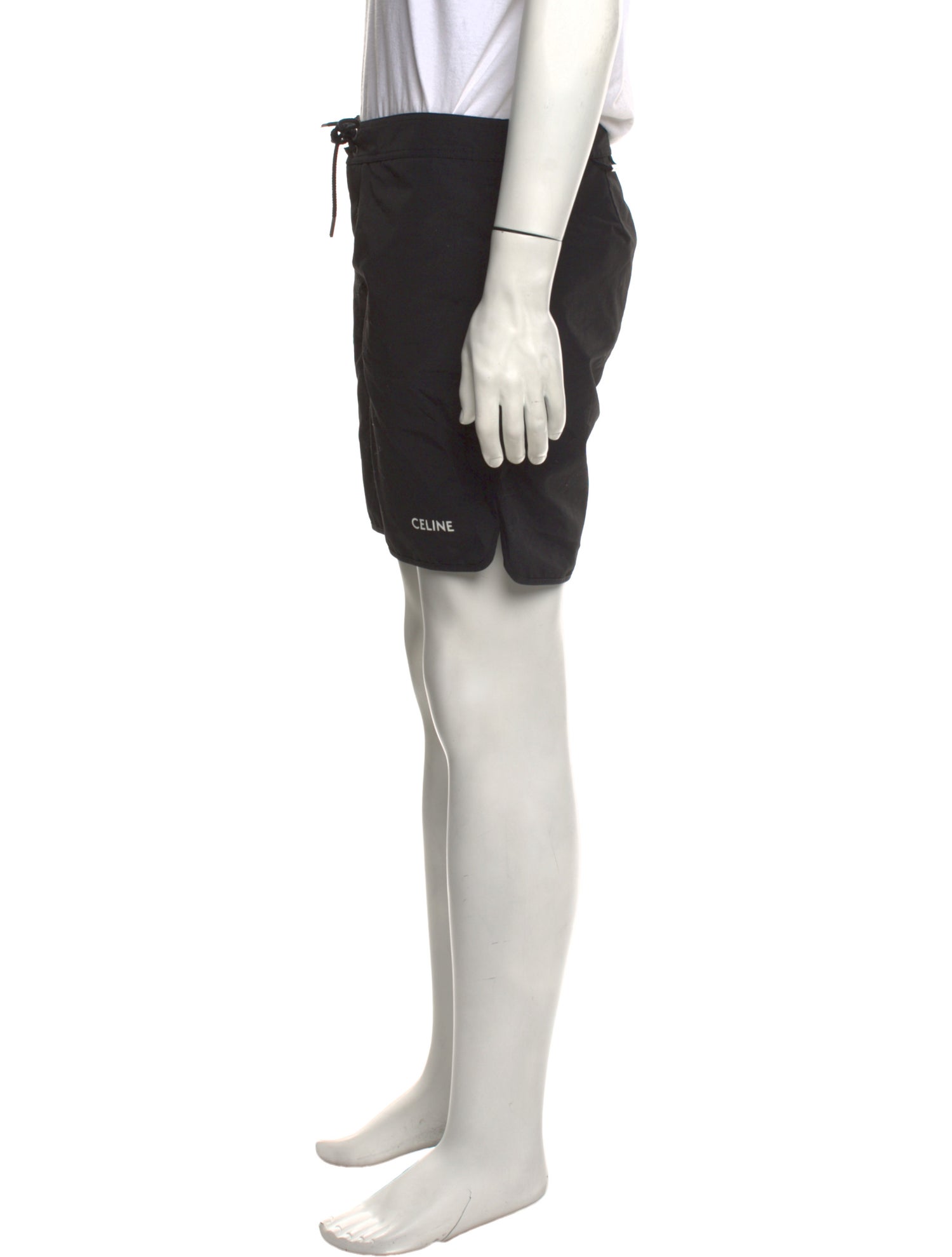 Celine Graphic Print Jogger Shorts