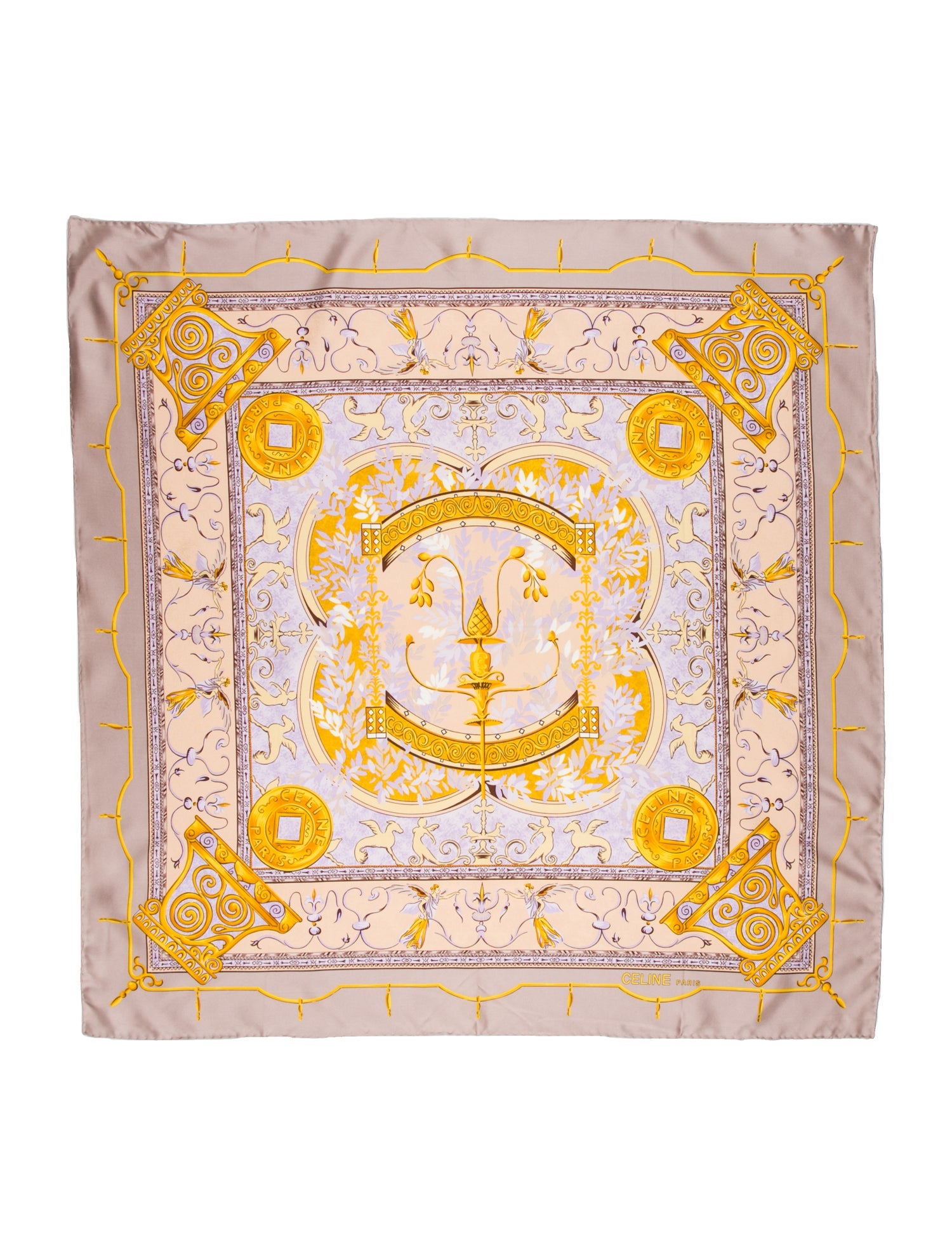 Celine Silk Printed Scarf