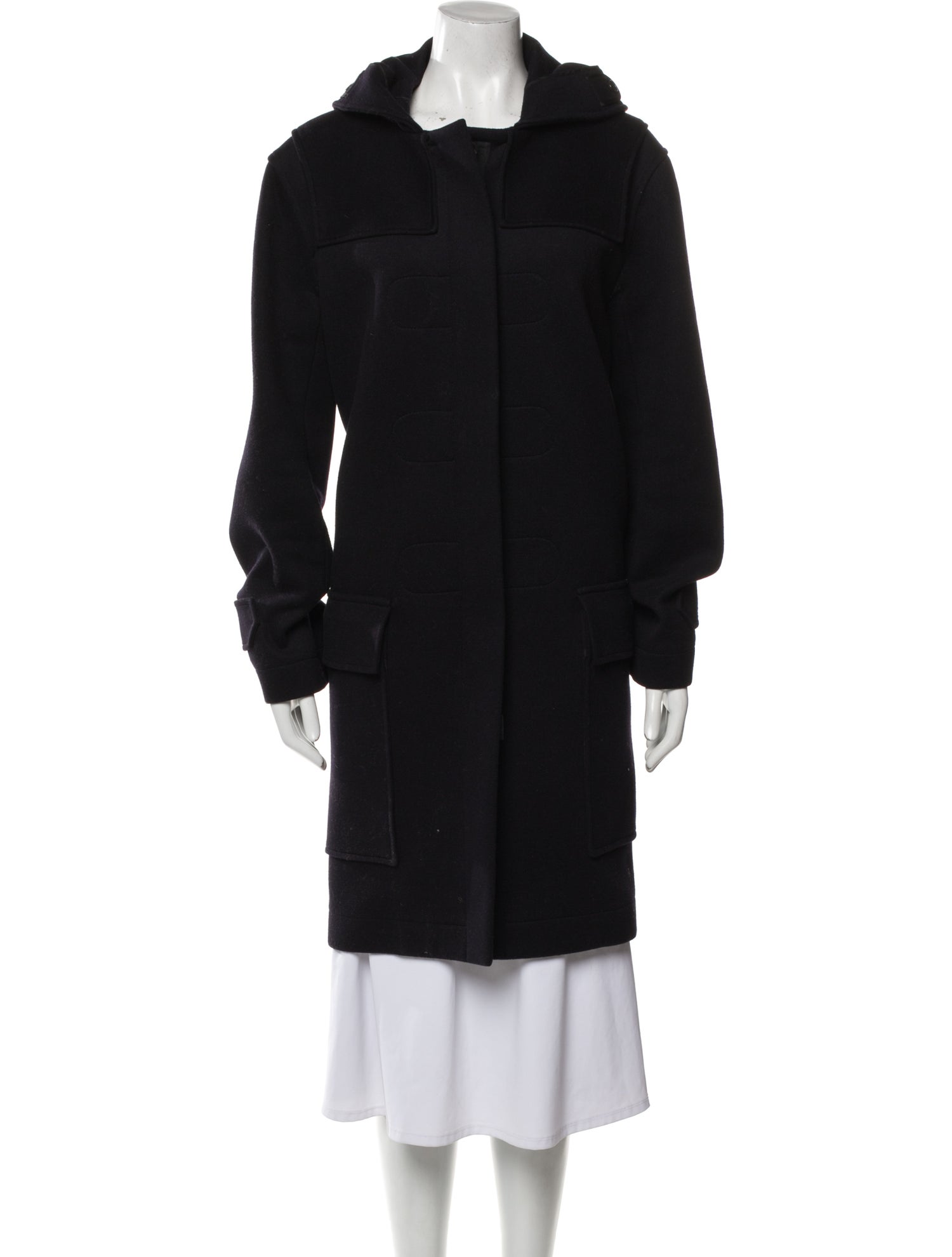 Celine Virgin Wool Trench Coat