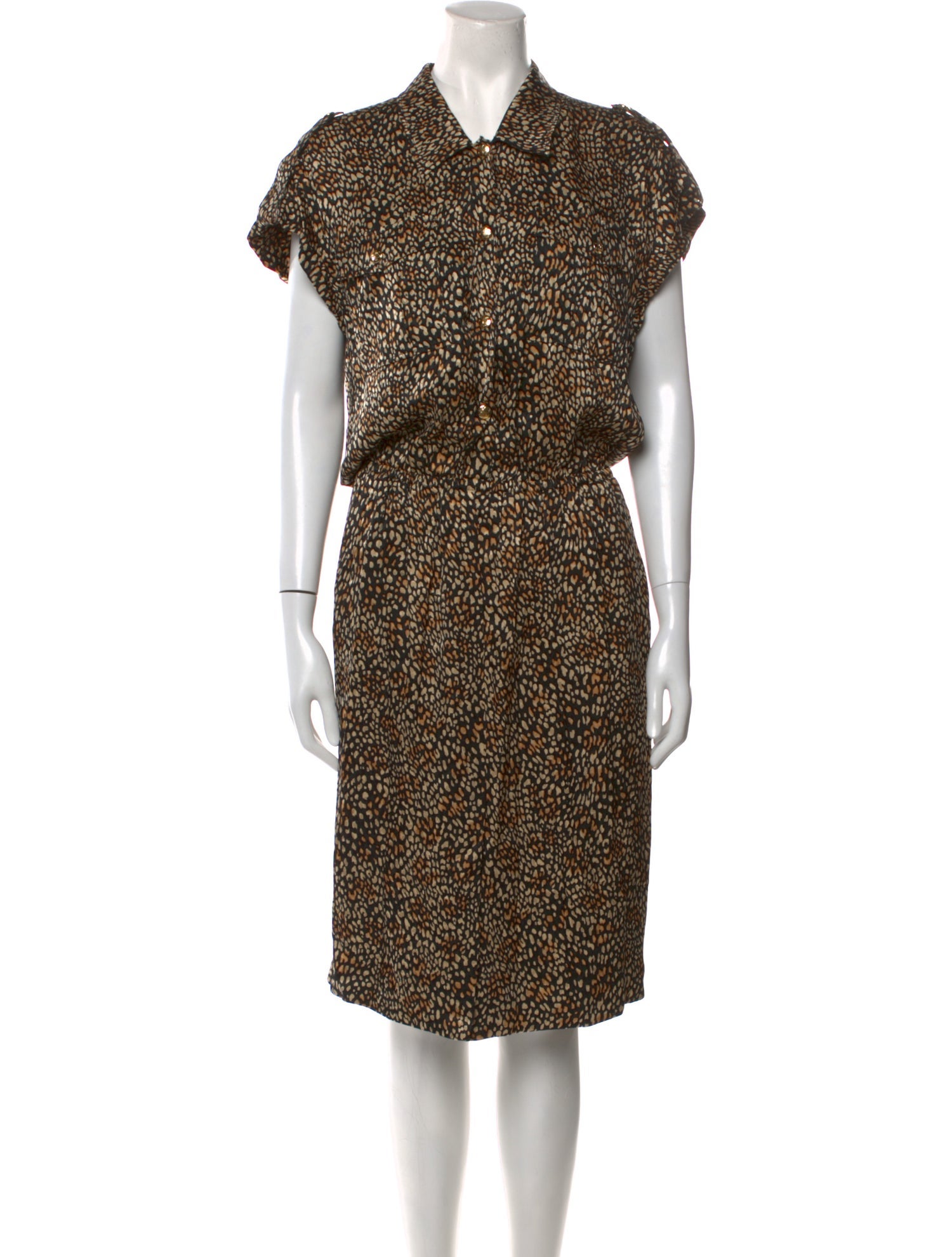 Celine Silk Midi Length Dress