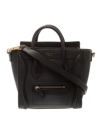 Celine Leather Luggage Nano