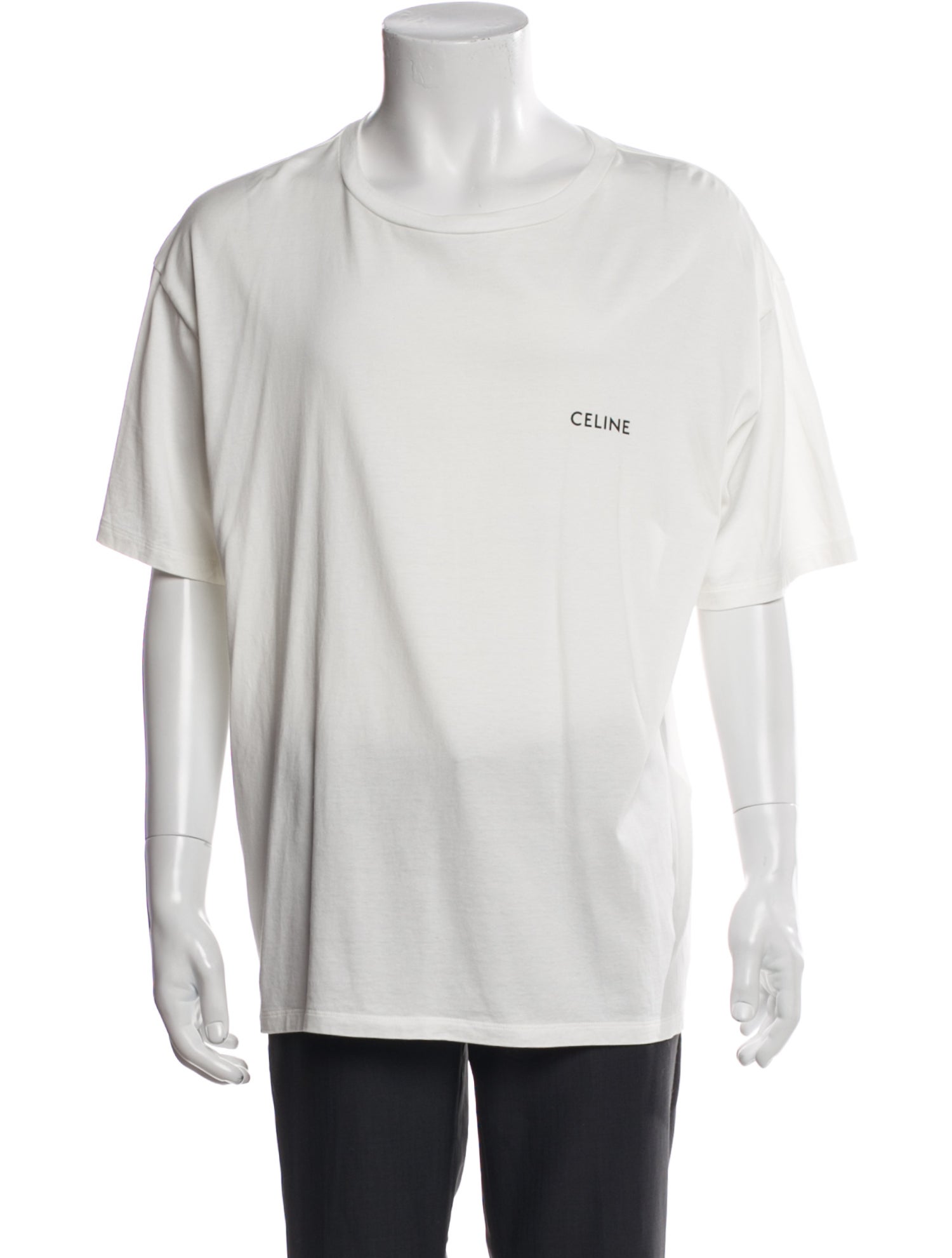 Celine Graphic Print Crew Neck T-Shirt