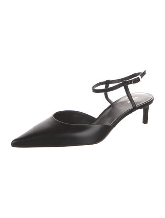 Celine Leather Slingback Pumps