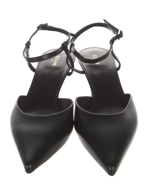 Celine Leather Slingback Pumps