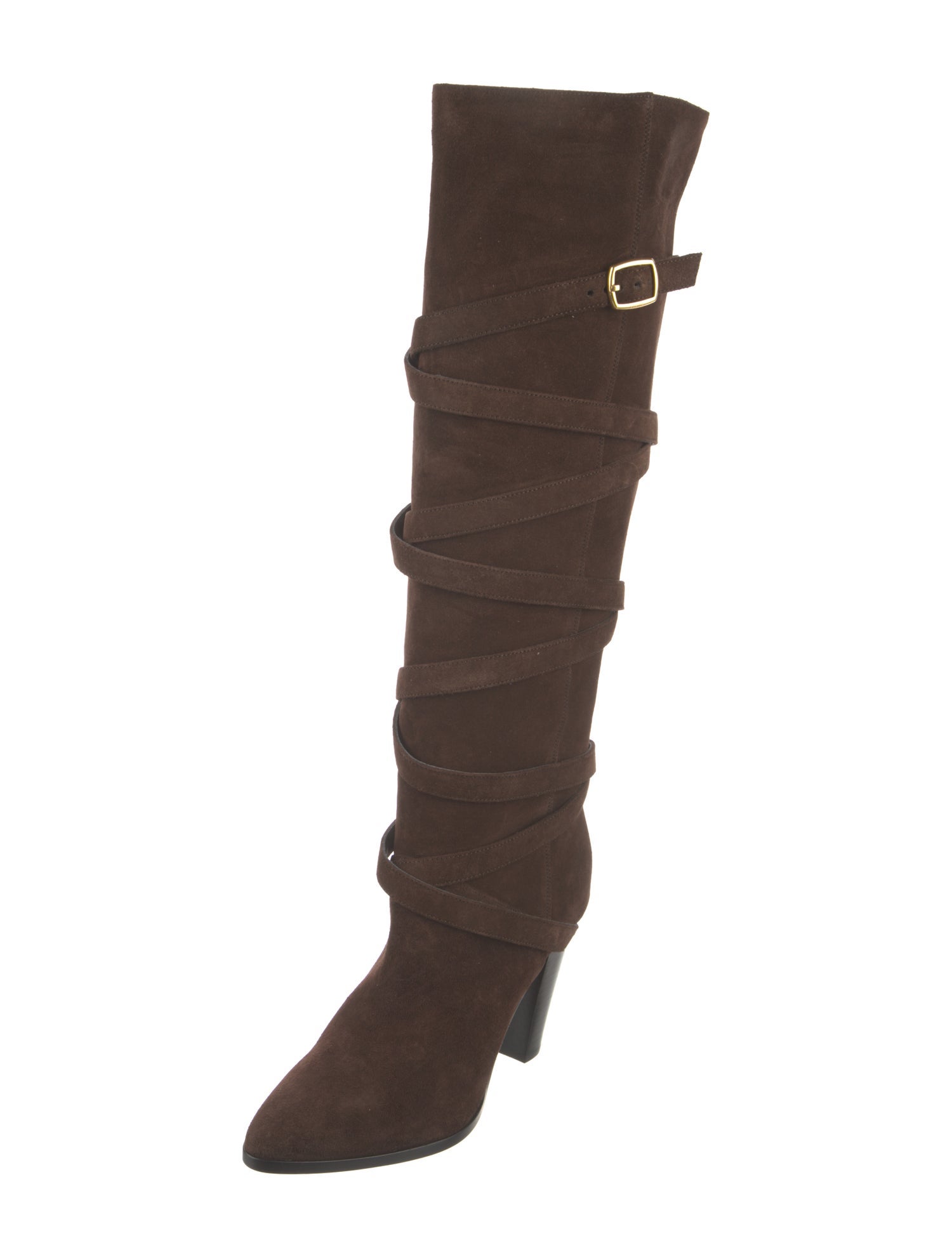 Celine Suede Slouch Boots