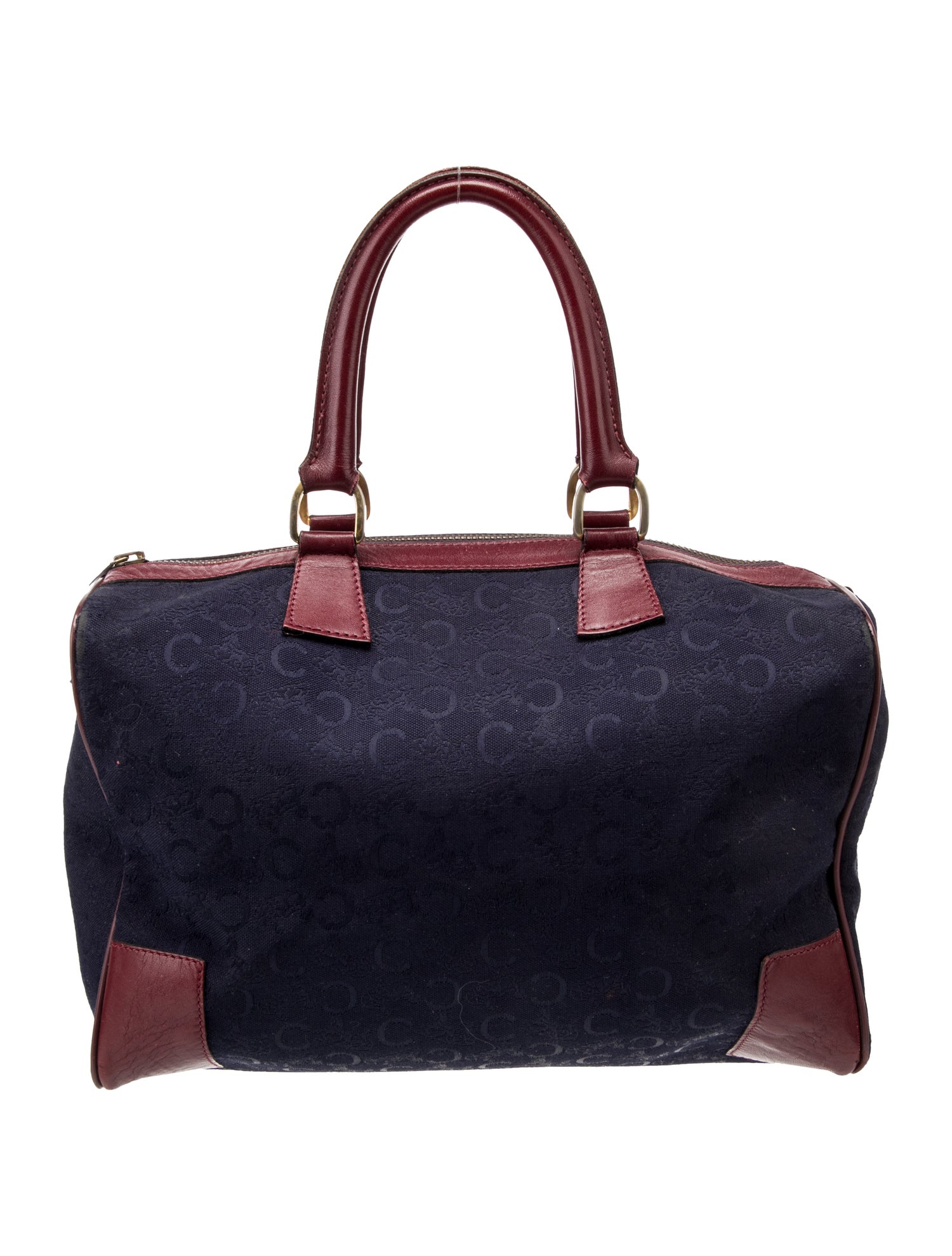 Celine Leather Top Handle Bag