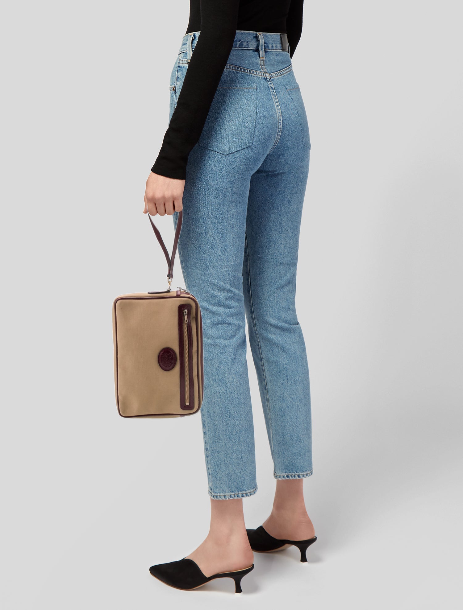 Celine Canvas Clutch Vintage