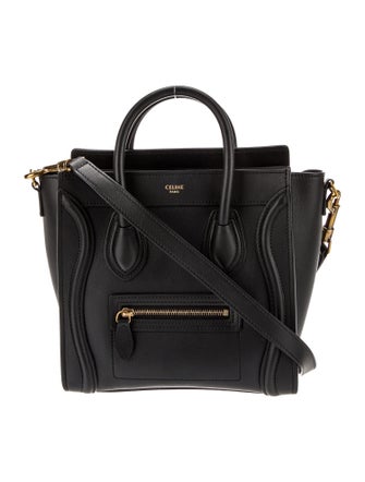 Celine Leather Luggage Nano