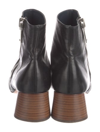 Celine Leather Colorblock Pattern Boots