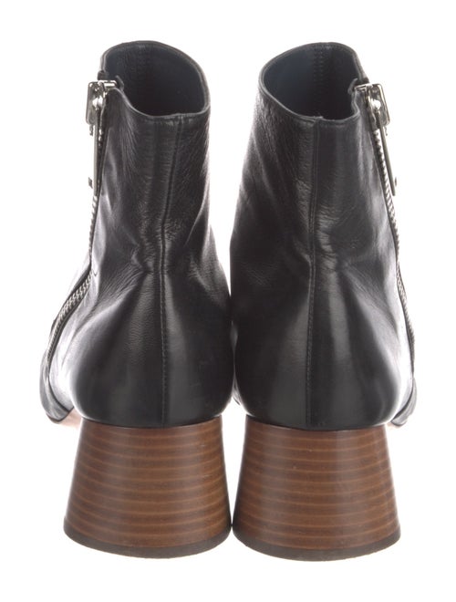 Celine Leather Colorblock Pattern Boots