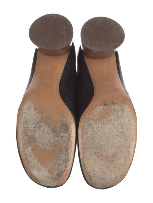 Celine Leather Colorblock Pattern Boots