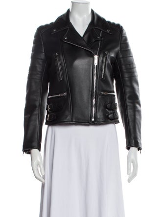 Celine Leather Biker Jacket