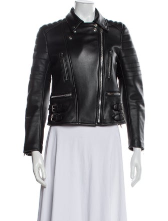 Celine Leather Biker Jacket