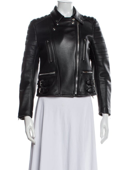 Celine Leather Biker Jacket