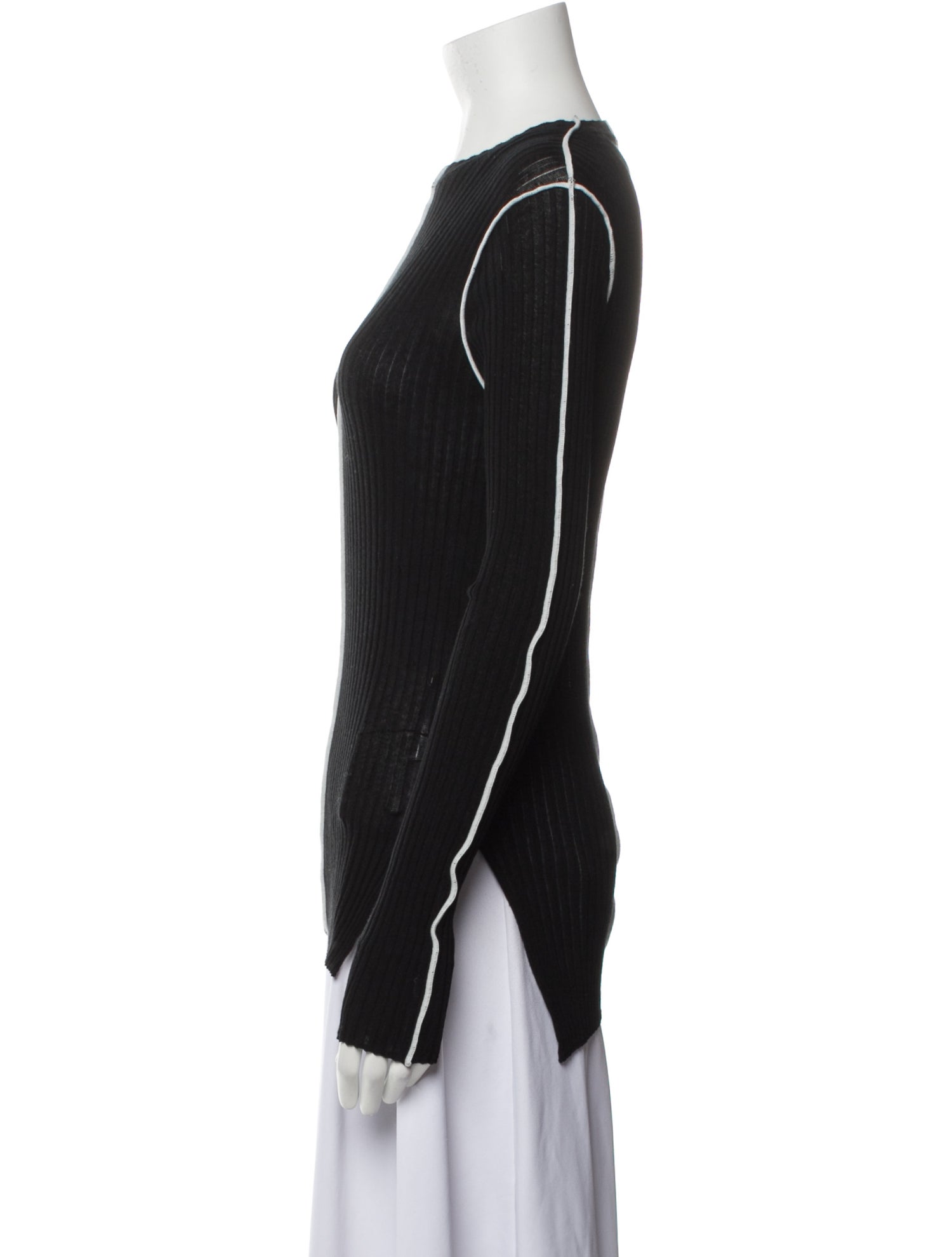 Celine Crew Neck Long Sleeve Top w/ Tags