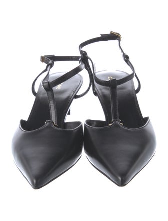 Celine Kitten T-Bar Leather T-Strap Pumps
