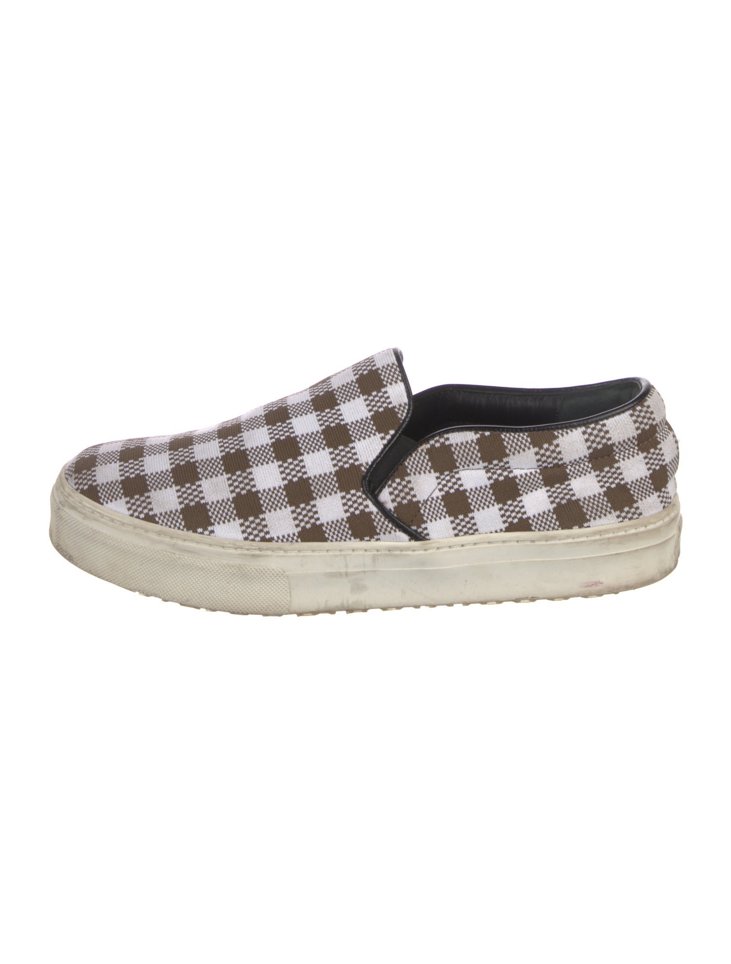 Celine Plaid Print Sneakers