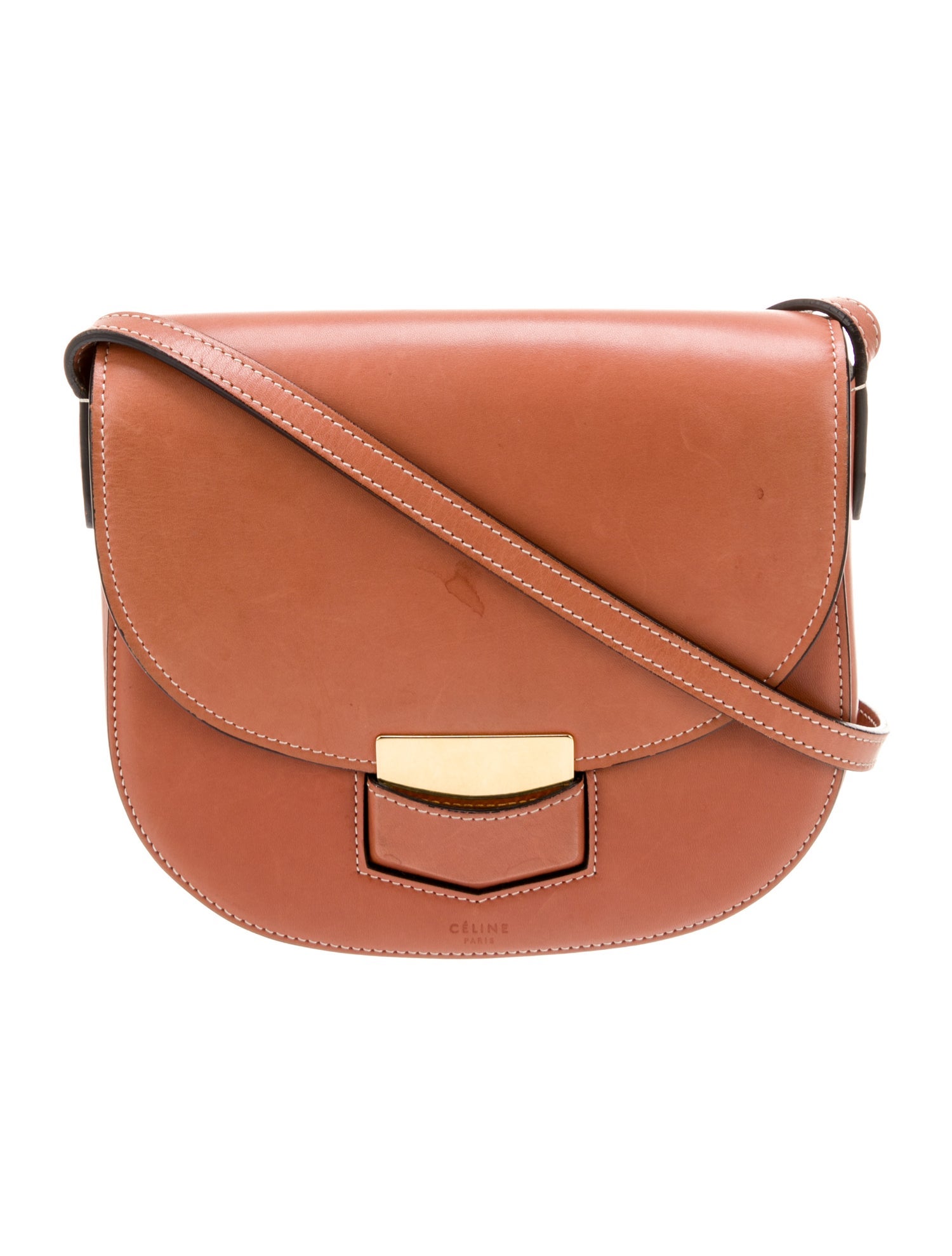 Celine Leather Trotteur Small