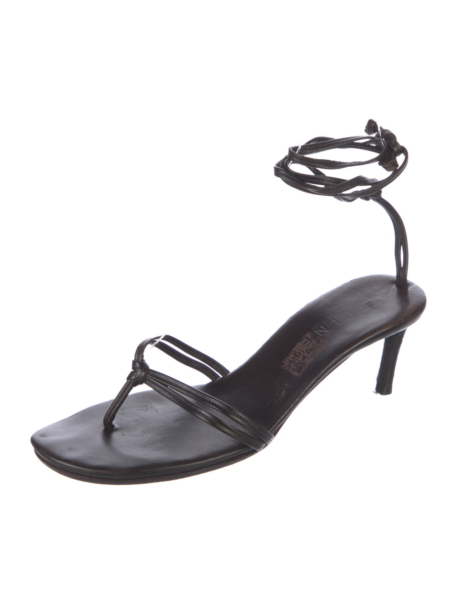 Celine Vintage Leather Sandals